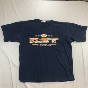 Vintage Wuwear Wu Tang Desert Storm Navy Graphic T Shirt Sz XL